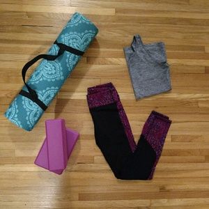 Yoga Workout Bundle Gaiam Leggings and Tank Bundle